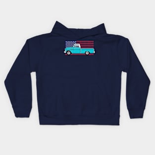 light blue USA Kids Hoodie